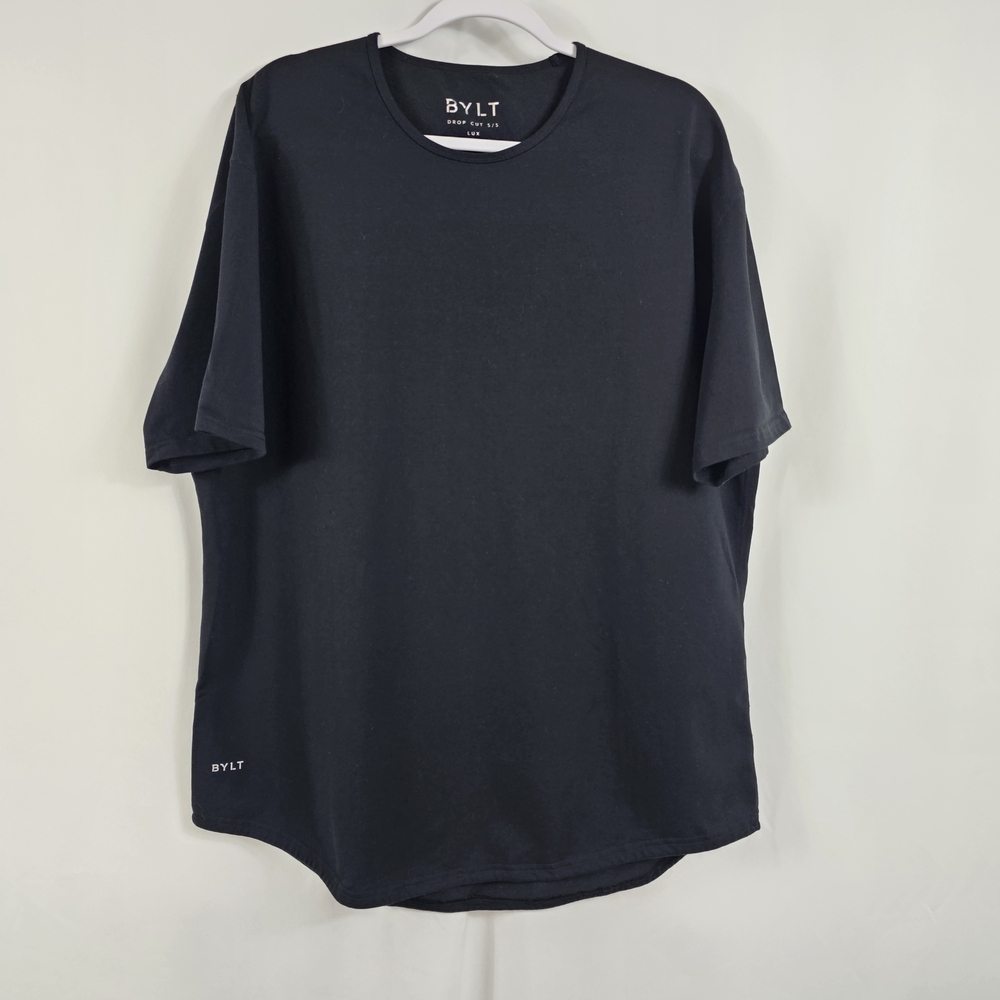 BYLT Basics Men's Drop Cut Lux T-shirt In Black - Size XXL